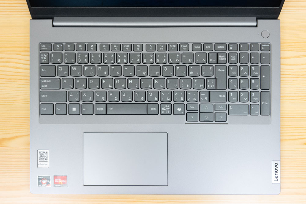 Lenovo ThinkBook 16 Gen 7 AMD キーボード