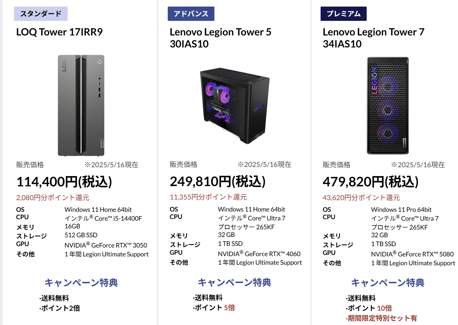 Lenovoセール特典