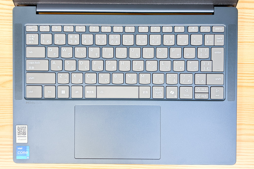 Lenovo IdeaPad Slim 5i Gen 10 (14型 Intel) キーボード