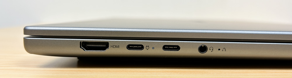 Lenovo IdeaPad Slim 5 Gen 10(16型 AMD) 左側面インターフェイス