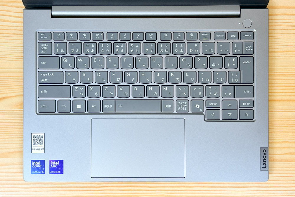 Lenovo ThinkBook 14 Gen 8 Arrow Lake(14型 Intel) キーボード