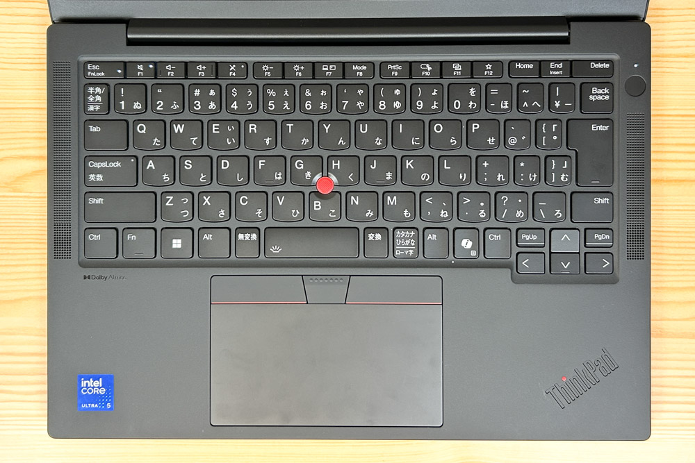 Lenovo ThinkPad X13 Gen 6(13.3型 Intel) キーボード