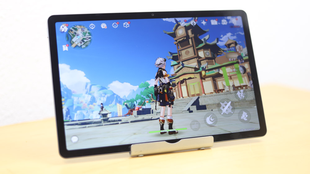 Lenovo Idea Tab 原神をプレイしているところ