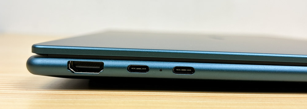 Lenovo Yoga Slim 7 Gen 10(14型 AMD) 左側面インターフェイス