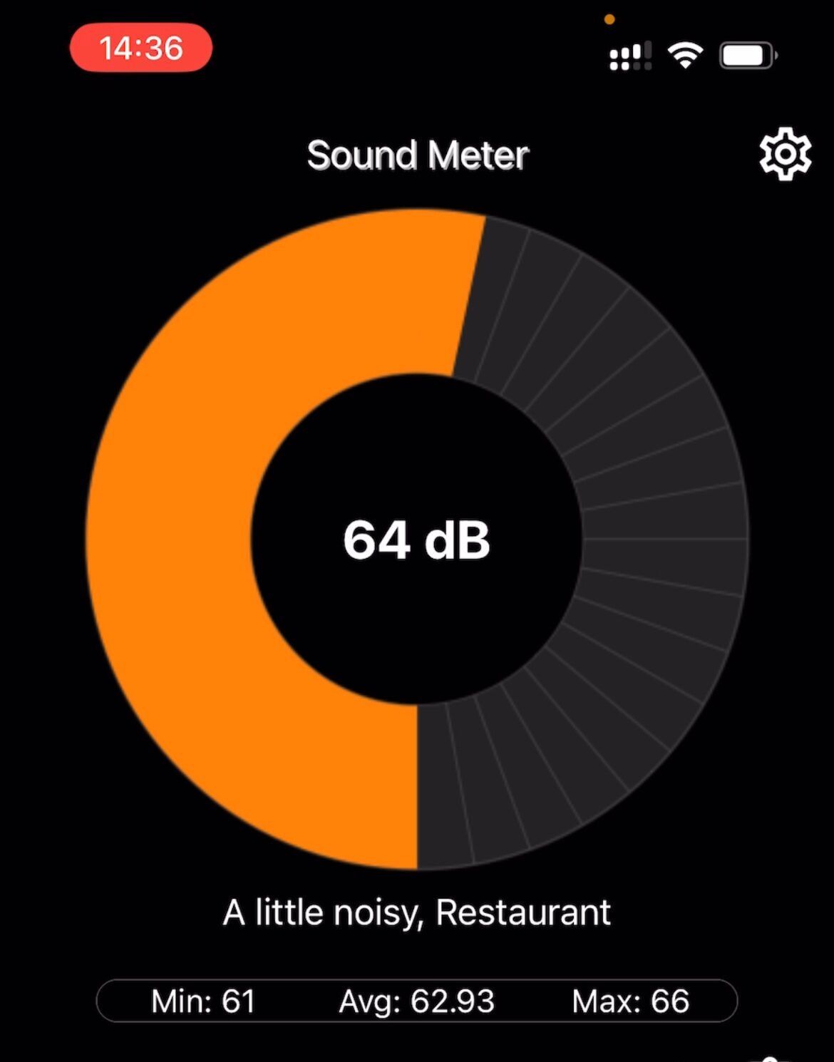 Lenovo Legion 7i Gen 10(16型 Intel) Fire Strike計測時の騒音値