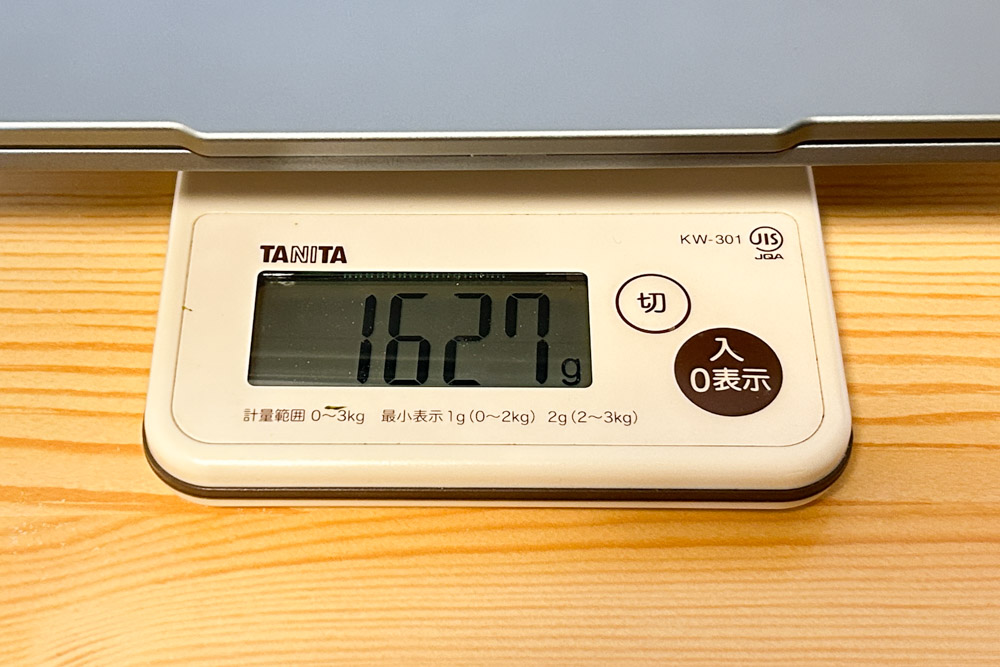 Lenovo IdeaPad 5 2-in-1 Gen 10(14型 AMD)　重さ計測
