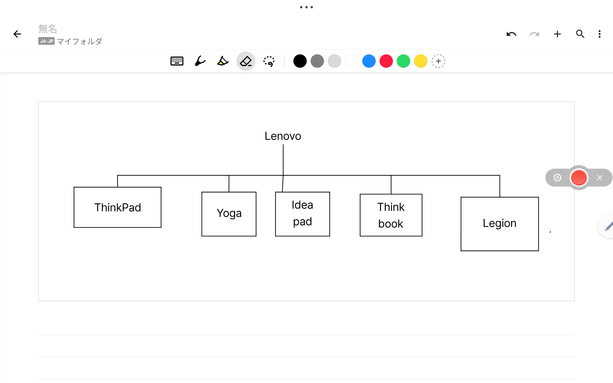 Lenovo Idea Tab Plus Nebo 実用例