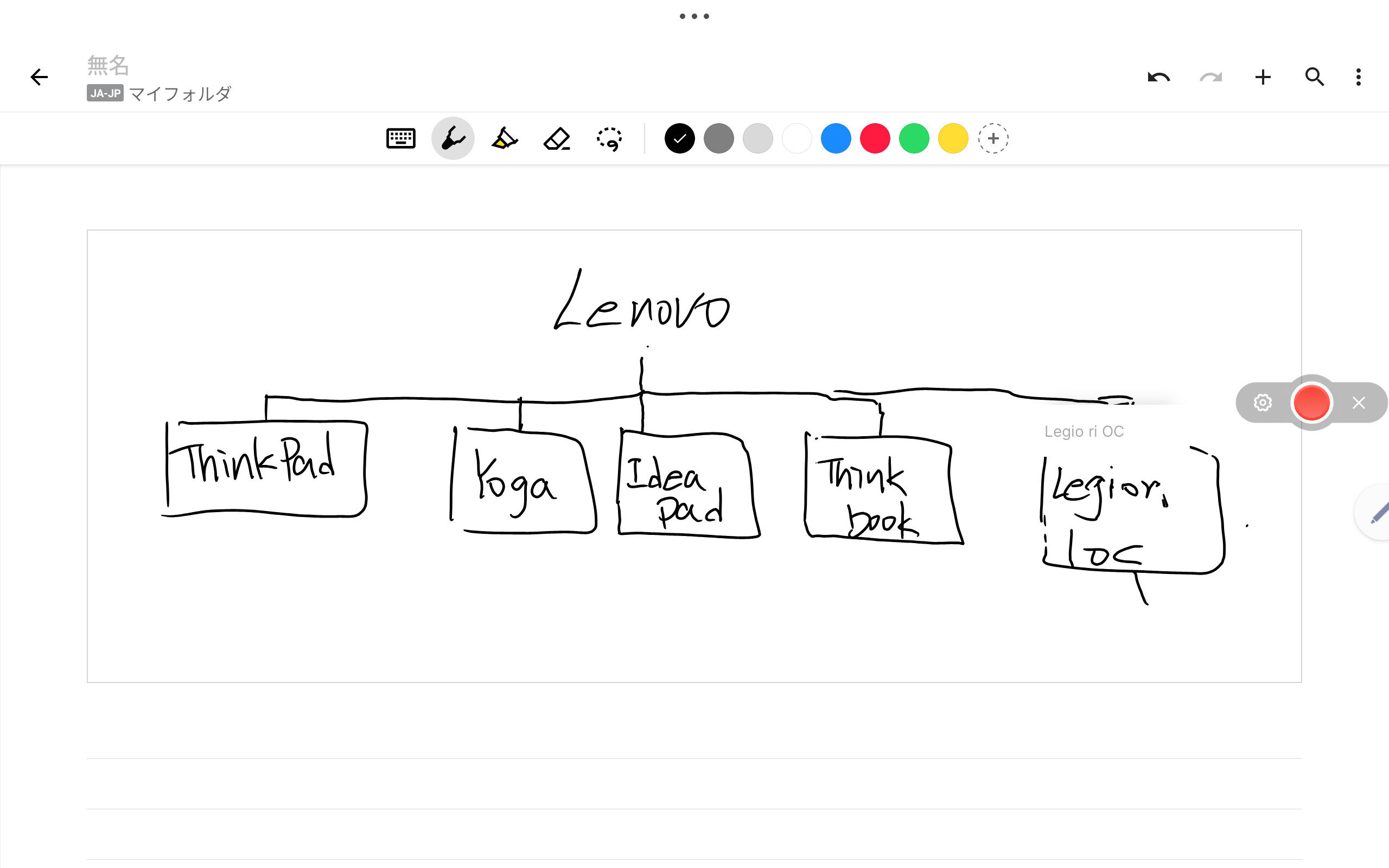 Lenovo Idea Tab Plus Nebo 実用例