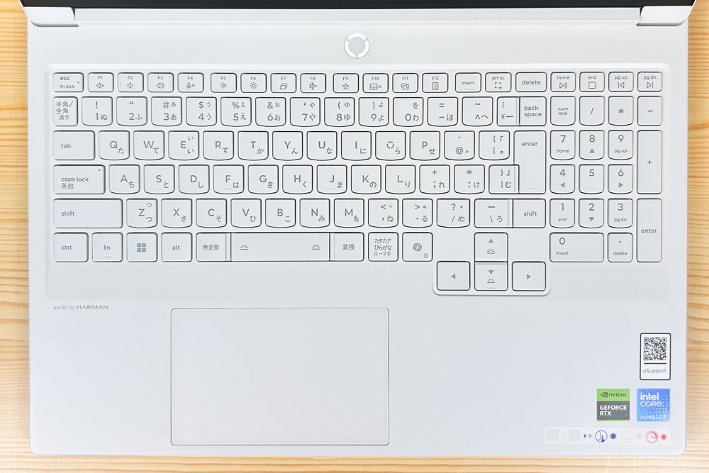 Lenovo Legion 7i Gen 10(16型 Intel)　キーボード
