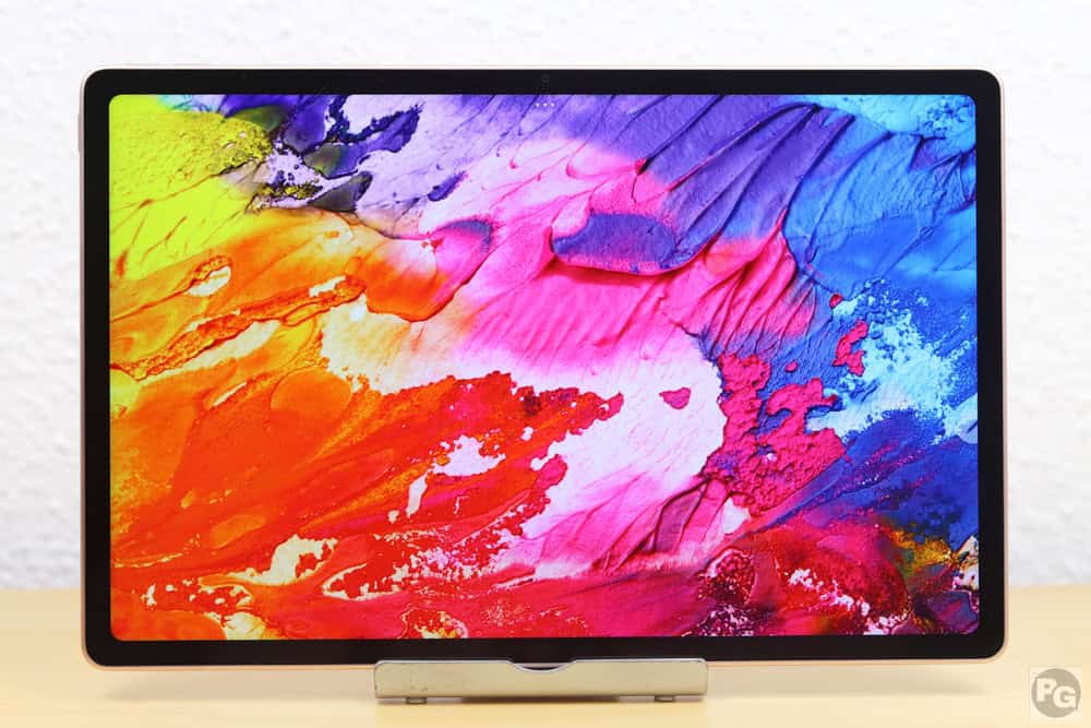 Lenovo Idea Tab Plusに鮮やかな画像を表示し色域をチェック