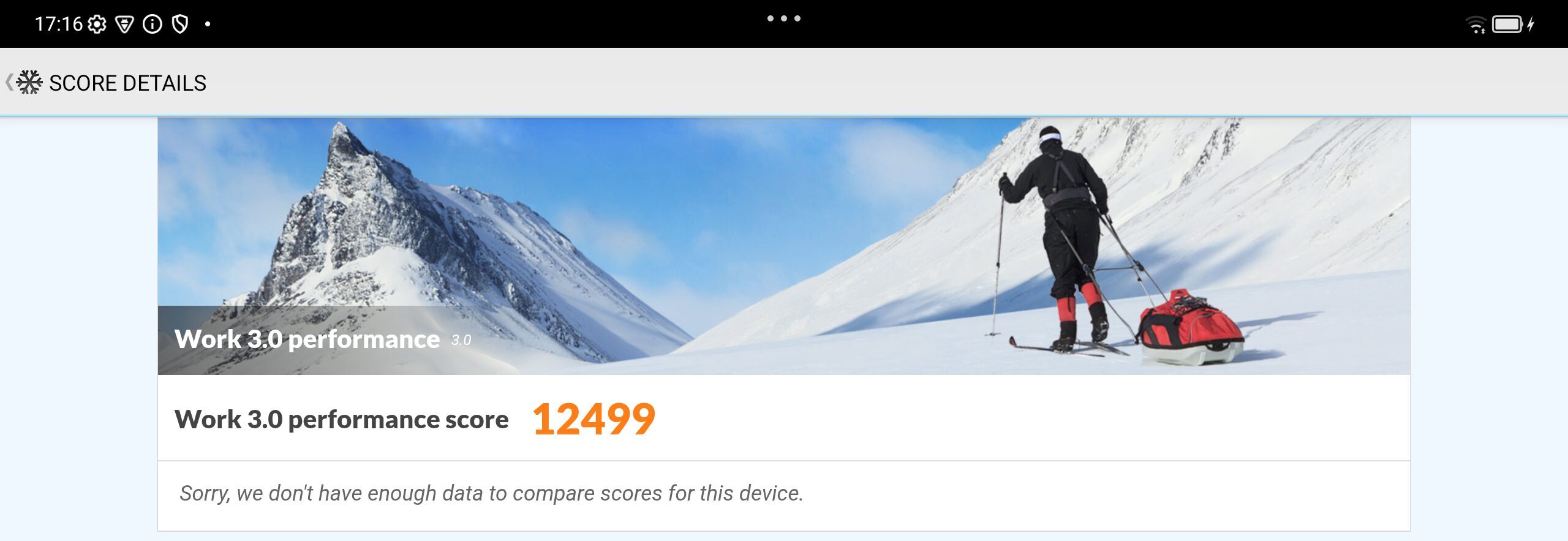 Lenovo Idea Tab Plus PCMark For Android計測結果