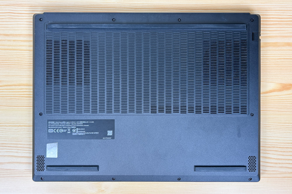 Lenovo Legion 5i Gen 10 底面カバー