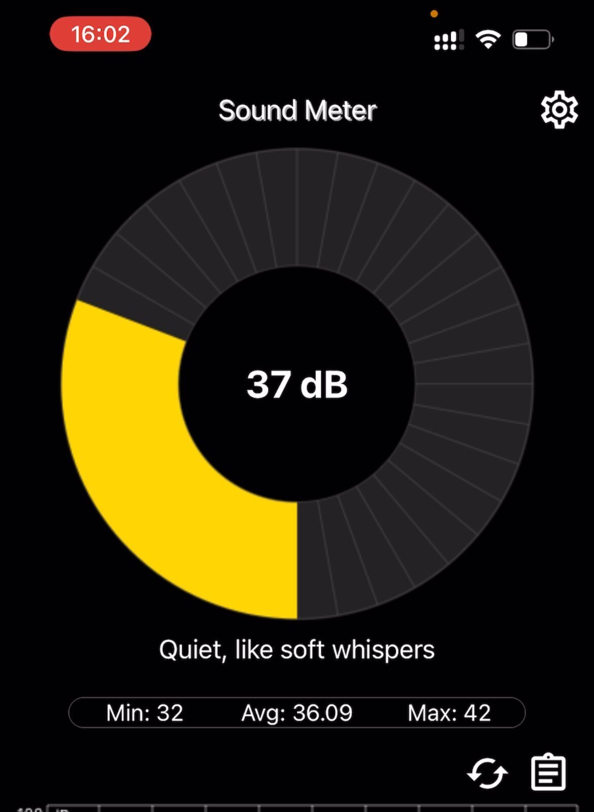 LOQ Tower 26ADR10 (AMD) ベンチマーク実行時の騒音値　バランスモード