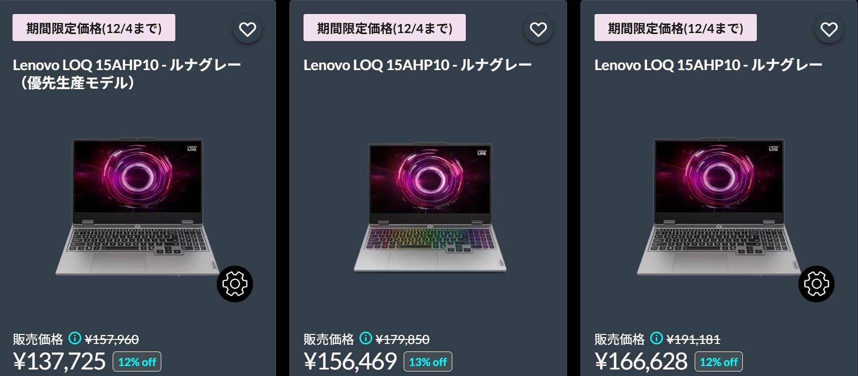 LOQ 15AHP10(15.6型 AMD)