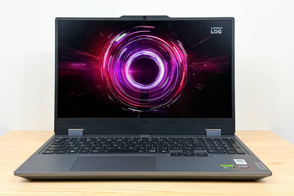 Lenovo LOQ 15AHP10(15.6型 AMD) 正面
