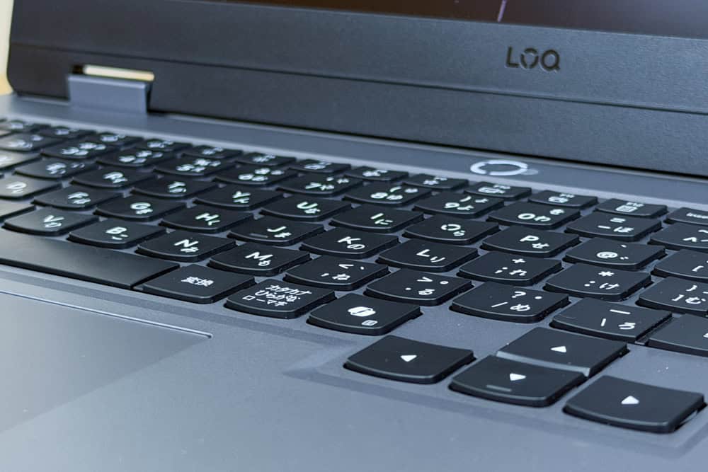 Lenovo LOQ 15AHP10(15.6型 AMD) キーボード (2)