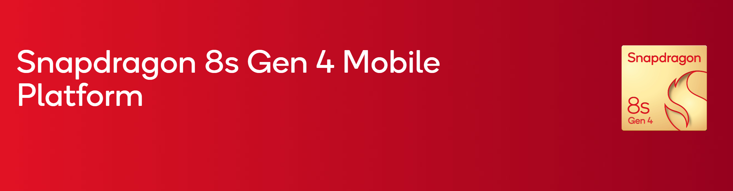 Snapdragon 8s gen 4のロゴ