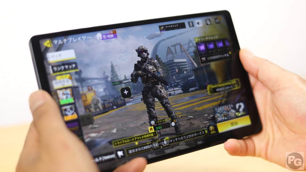 LEGION Tab (8.8”､5) 　Call of dutyをプレイしている