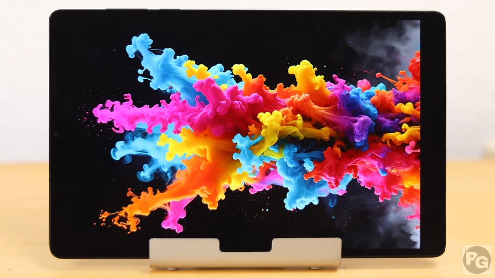 LEGION Tab (8.8”､5) 　黒の描写力をちぇくする画像を表示している