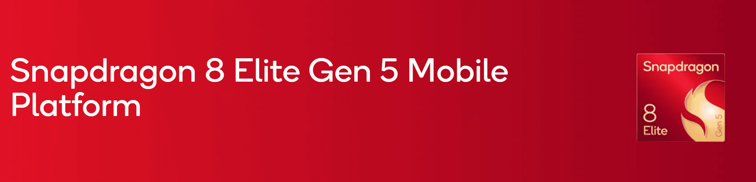 Qualcomm Snapdragon 8 Elite Gen 5