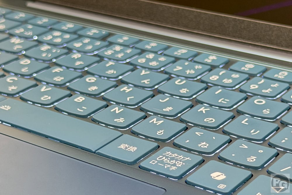 Lenovo Yoga Slim 7a Gen 11(14型 AMD)のキーボード