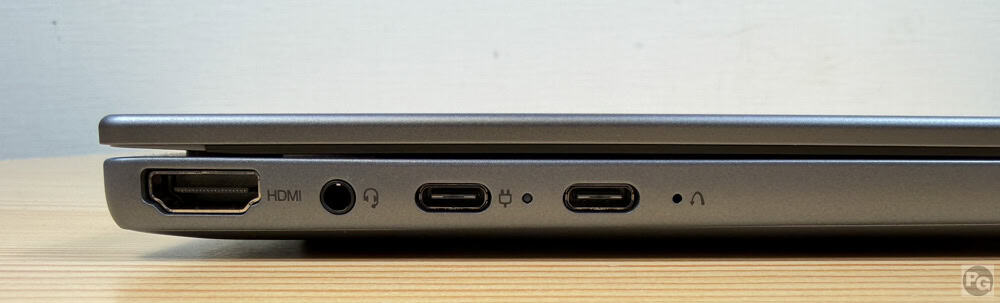 Lenovo IdeaPad 5i 2-in-1 Gen 11 (14型 Intel)　左側面インターフェイス