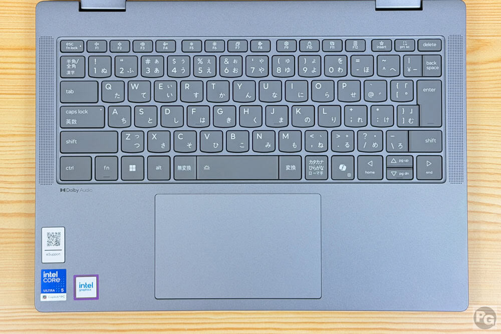 Lenovo IdeaPad 5i 2-in-1 Gen 11 (14型 Intel)のキーボード