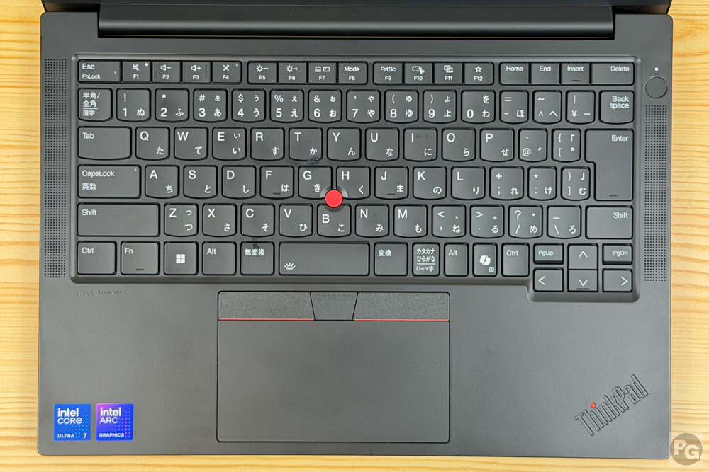 Lenovo ThinkPad E14 Gen 7 ILL(14型 Intel)のキーボード