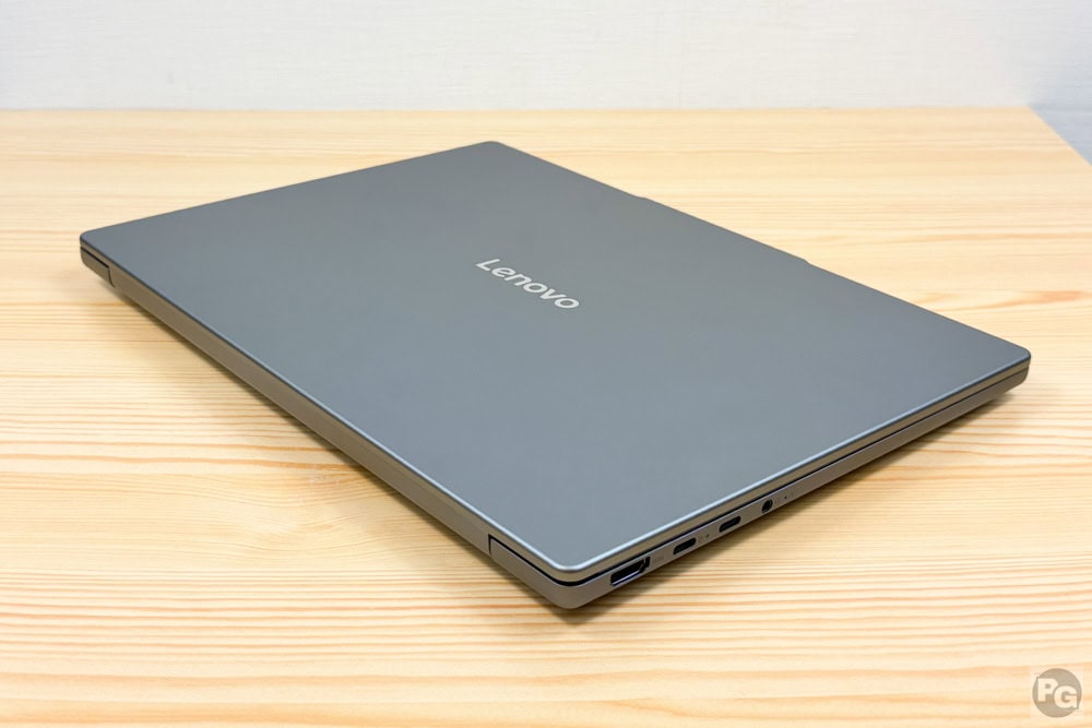 Lenovo IdeaPad Slim 5a Gen 11(14型 AMD)筐体サイズ。約 313.4x222.0x16.9mm(最薄部)