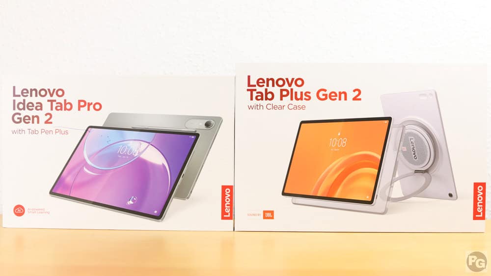 Lenovo Tab Plus Gen 2と13インチタブレットの箱の大きさ比較。本機の方が大きい
