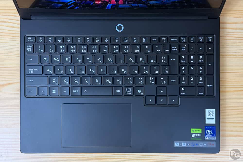 Lenovo Legion 5i Gen 11 15.3 Intel キーボード
