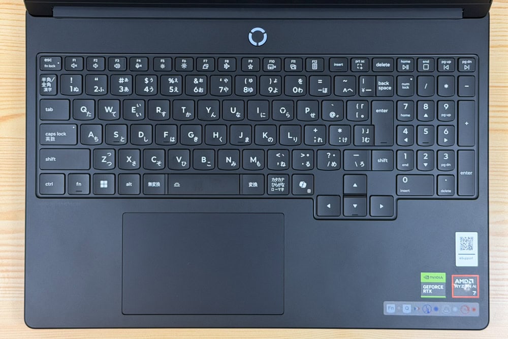 Lenovo Legion 5a Gen 11 15.3 AMD　TrueStrikeゲーミングキーボードの使い心地