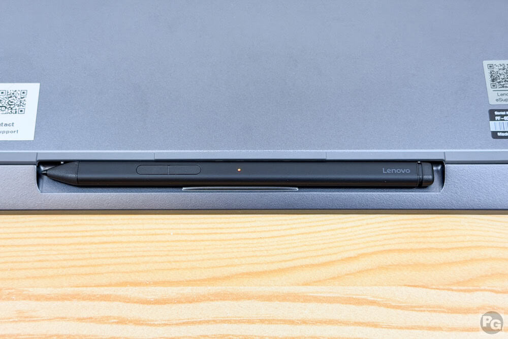 ThinkPad X1 2-in-1 Gen 11 Aura Edition (14型 Intel)　ペン収容場所