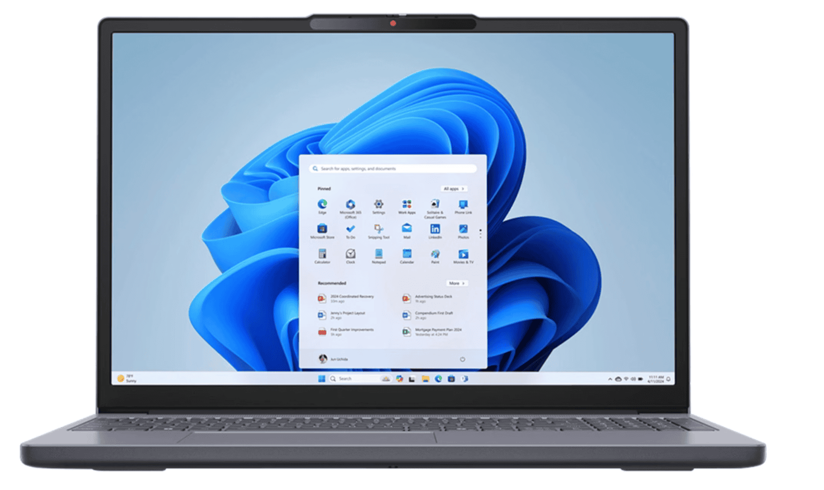Lenovo IdeaPad Slim 3 Gen 10 (15.3型 AMD)　正面