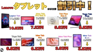 Lenovoタブレットセール！クーポン＋ポイント10倍で今が買い時！おすすめ機種と特徴を網羅