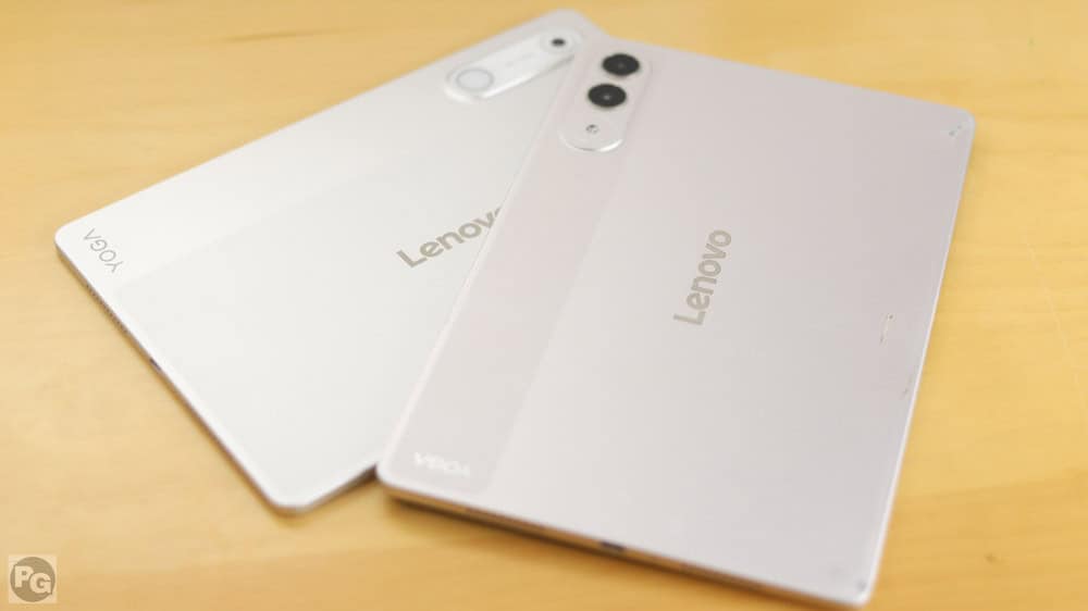 Lenovo Yoga Tab Gen 2とGen 1の筐体比較