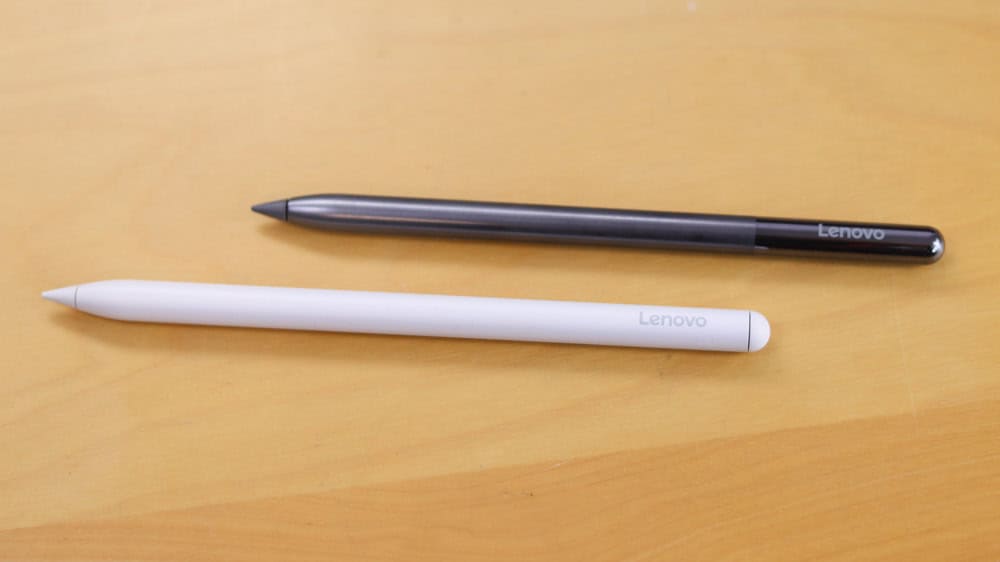 Lenovo Yoga Tab Gen 2とGen 1のペンを比較